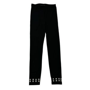 Biscotti Black girls 7 leggings with studded hem